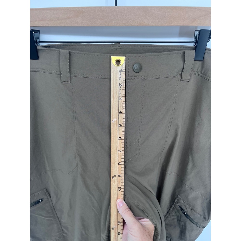 LL Bean Cargo Pants Mens 40 Brown Cresta Hiking Outdoor Gorpcore - Picture 3 of 10
